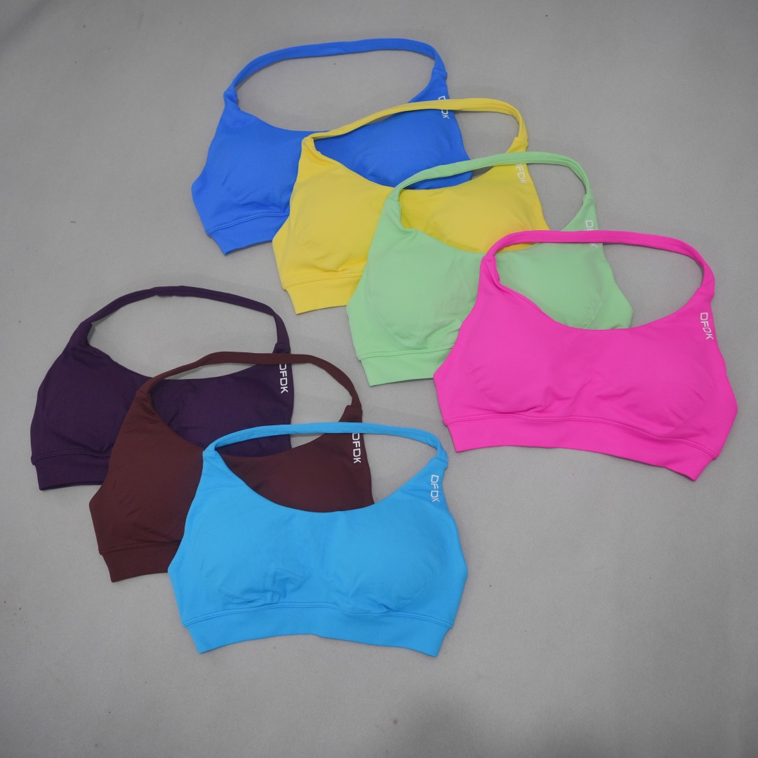Sports Bra Racerback - DFDK Women Seamless Sports Bra High