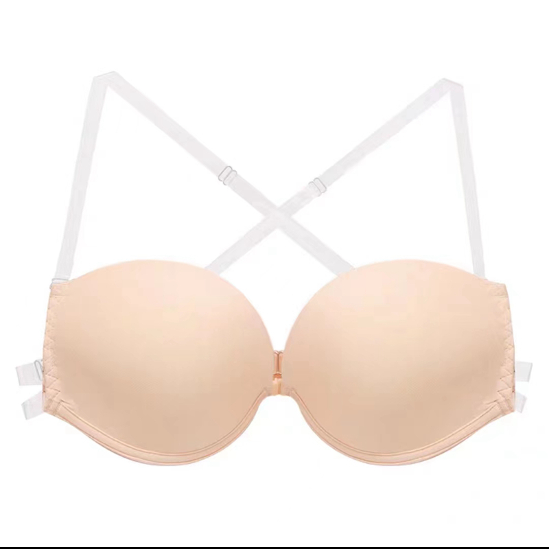 Backless Front Closure Push Up - Convertible Bra Multiway 评论和价格