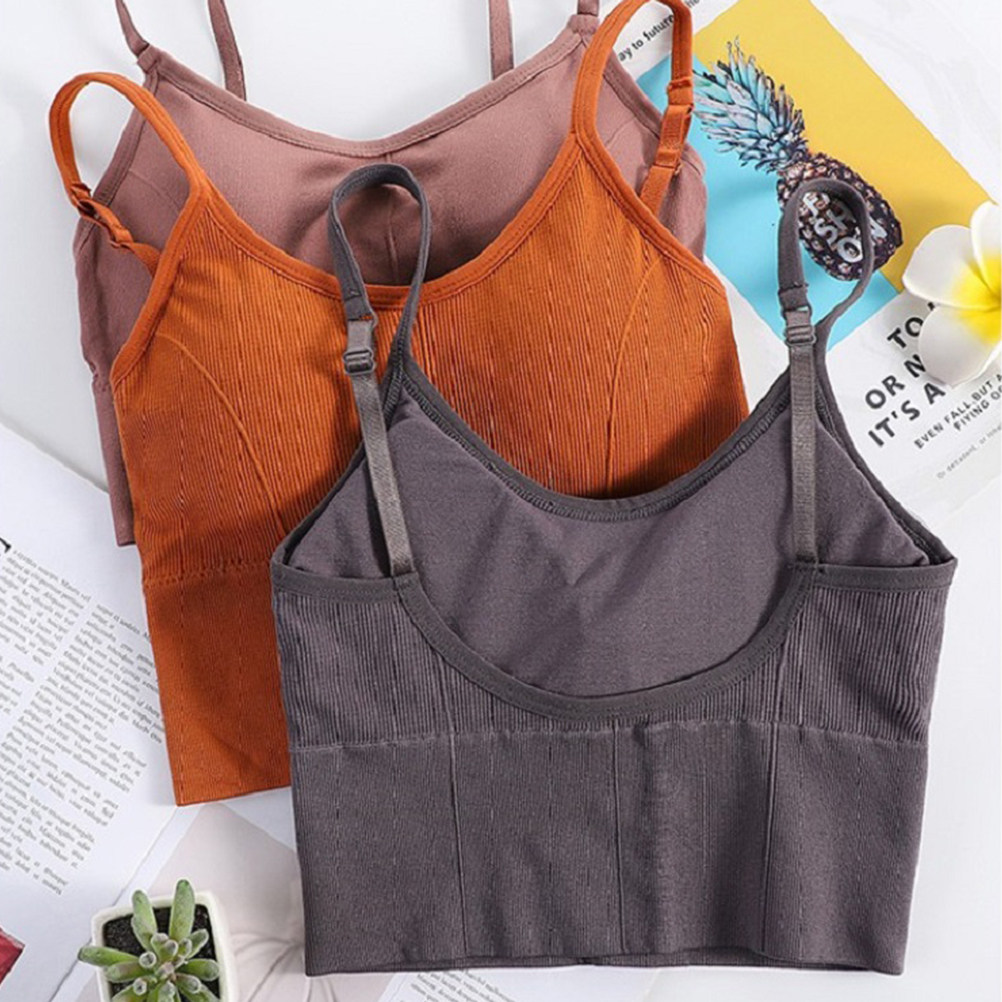 1Pcs Wireless No Wire Seamless - Sports Bra Racerback 评论和价格